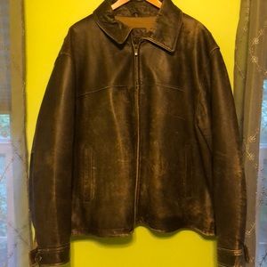 Gorgeous, James Dean Limited medium colored brown Leather Jacket.